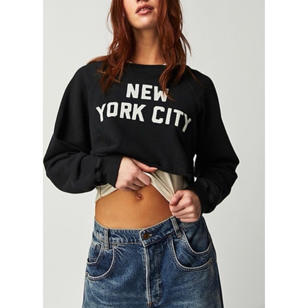 NWT Free People Retro Brand “NEW YORK CITY” Sweatshirt
